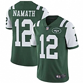Nike New York Jets #12 Joe Namath Green Team Color NFL Vapor Untouchable Limited Jersey,baseball caps,new era cap wholesale,wholesale hats